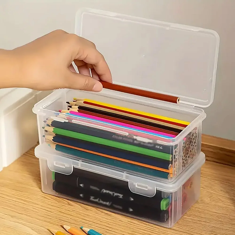 Pencil Cases LOLEDE Pencil Cases Useful School Supplies Kawaii Stationery Organizer Bag Astethic Holster DIY Office Pen Box Kits Sacs Pen Box
