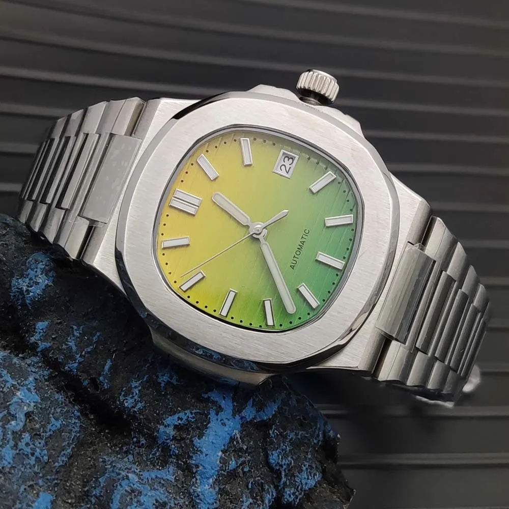 Parnsrpe Automatische mechanische Business-Herrenuhr, NH35 Business-Luxusuhr, Saphirglas, Edelstahl wasserdicht – Detail 22