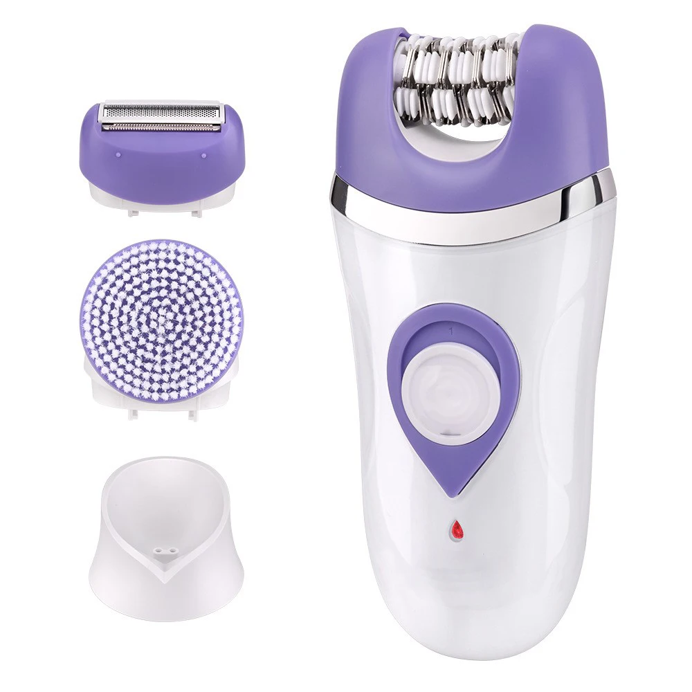 Epilator for Women 3 in 1 Wet & Dry Hair Removal Including Lady Shaver Body Exfoliation Brush Electronic Tweezers for Arm Legs electronic ignition bbq liquefied gas welding torch 30mm 35mm welding spitfire gun support oxygen acetylene propane hair removal