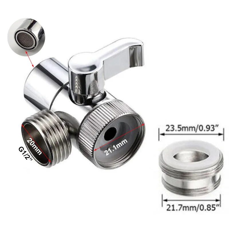 White Silver ABS Self-Cleaning Handheld Bathroom Bidet Sprayer with Nozzle Holder & Hose