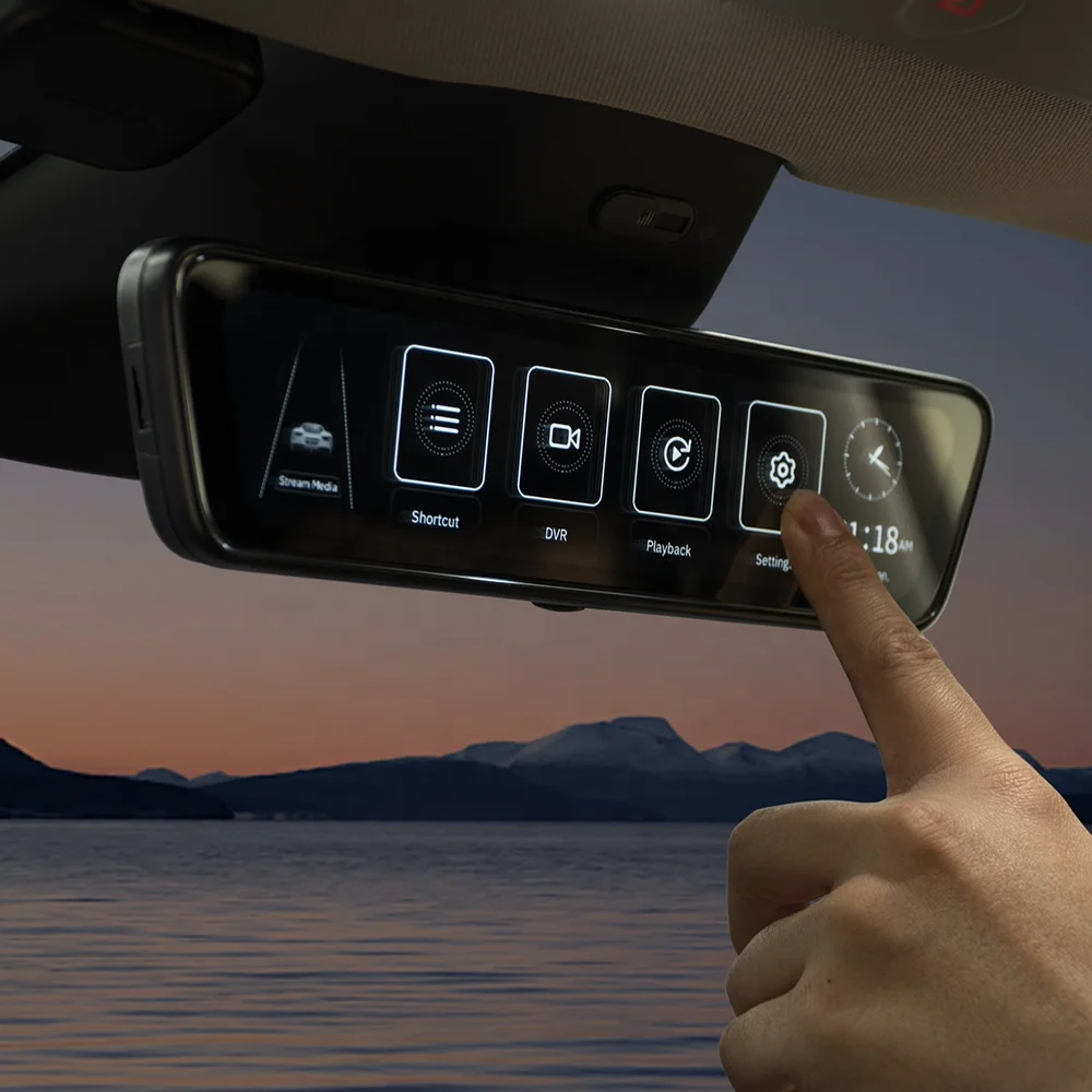 

Универсальный Автомобильный видеорегистратор 1080p, зеркальный видеорегистратор заднего вида, потоковая Цифровая фотокамера для toyota