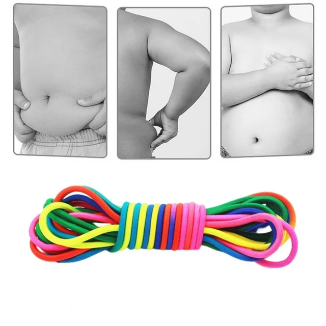 5-10M Super Elastic Jump Rope Endurance Training Fun Exercise Toys Indoor Outdoor Home Group Adjustable Rubber Jump Rope Strap 2