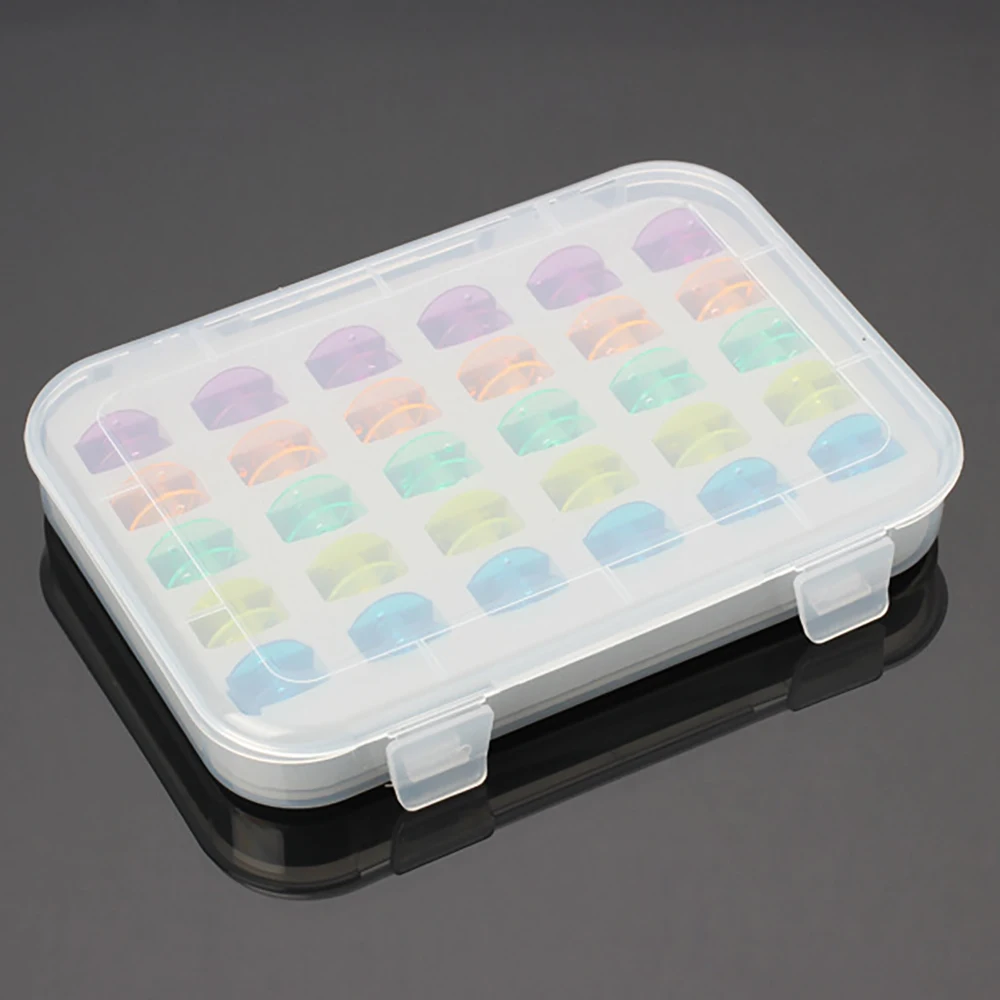 Chainho,Plastic Shuttle Cores For Sewing Machine,Without Sewing Thread,DIY Sewing Tools Accessory,60 Pieces Per Pack,25SX11