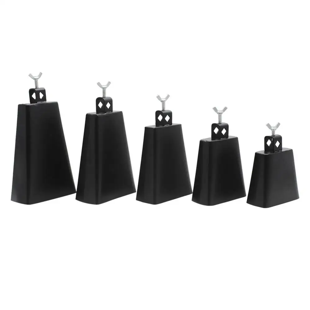 4 / 5 / 6 7 8 Inch Cowbell Metal Iron Noise Makers Jazz Drum Percussion Instruments Accessories
