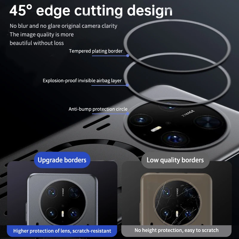 Luxury Matte Heat Dissipation Breathable Magnetic Case - Shockproof Hard Cover
