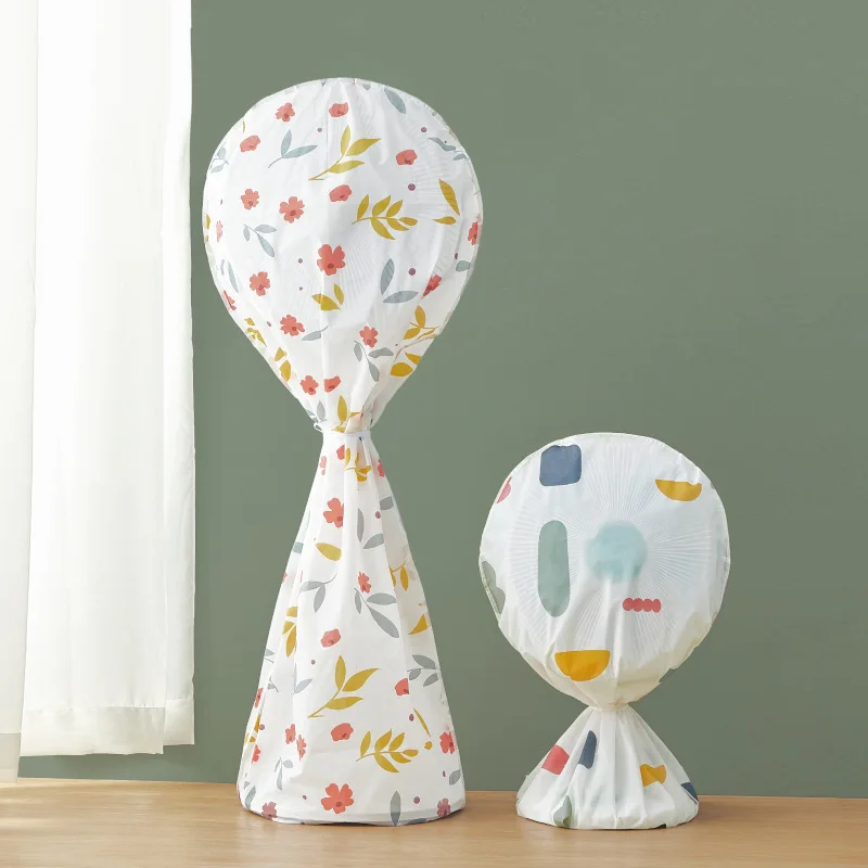 Thick Waterproof Electric Fan Cover Cartoon Style Floor-Standing Electric Fan Dust Cover Universal Protection Case