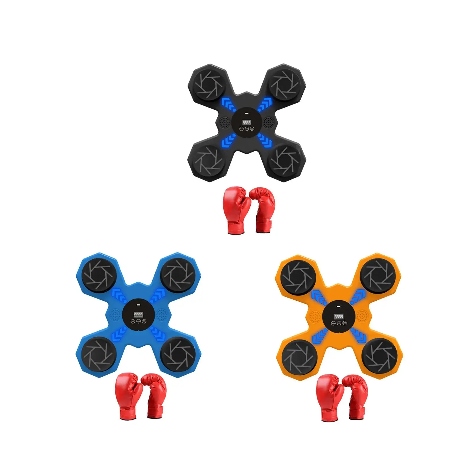 Music Boxing Wall Target, Electronic Boxing Machine, Lighted Wall Mount Smart