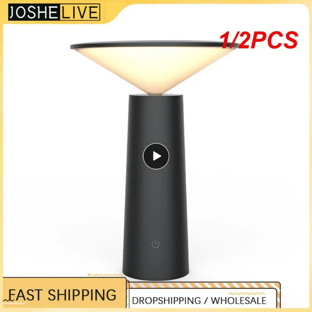 

Современная настольная лампа, USB-лампа для спальни, чтения, книги, фотолампа с сенсорным датчиком для кабинета, 1/2 шт.