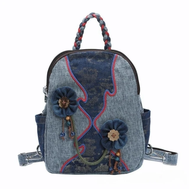 Polyester Cotton Fabric Printed College Backpack Bag at Rs 260/piece in  Bengaluru