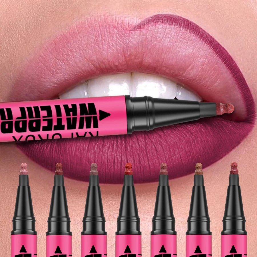 1PC Liquid Matte12-Color Lipliner Pencil Waterproof Plumping Stain Lipstick Natural Lip Liner Outline Lips Contour Makeup 1