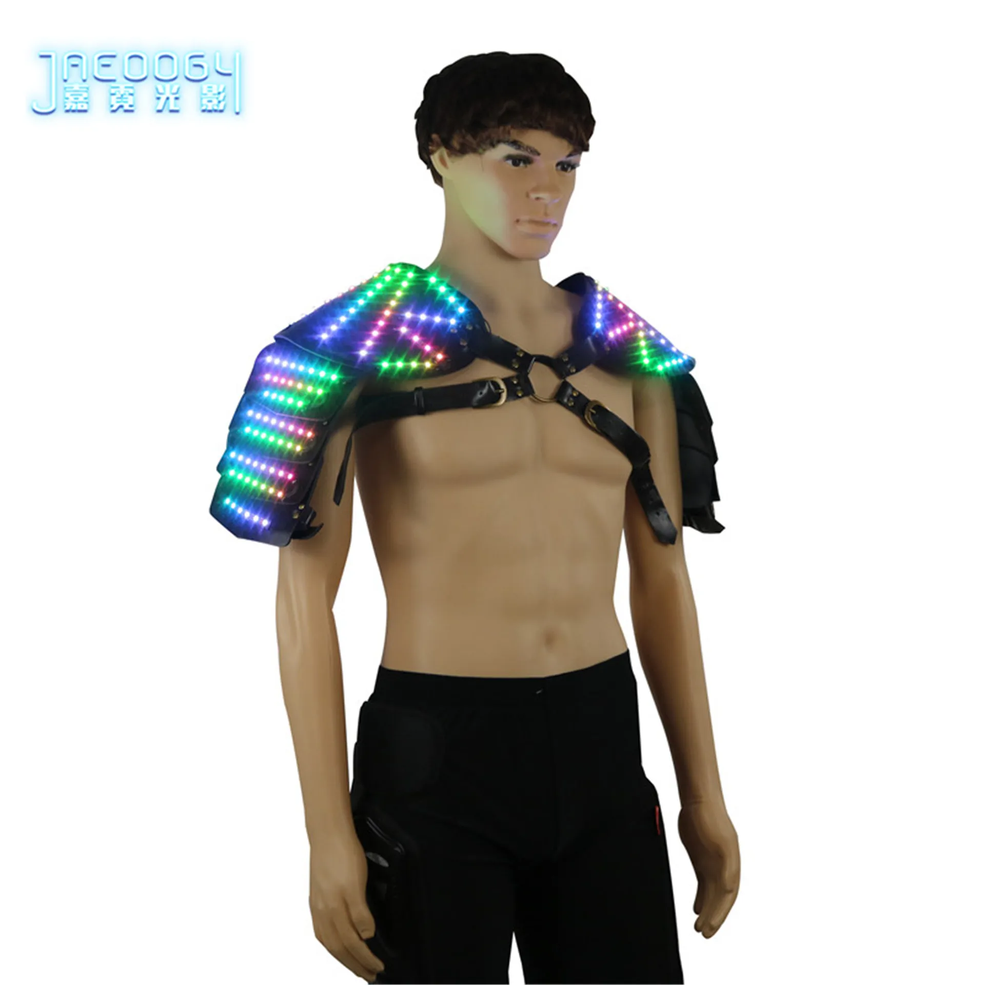 

LED Luminous Armor Shawl, Bar Nightclub Fluorescent Vest, COSPLAY Makeup Clothing, Party Atmosphere Props, New