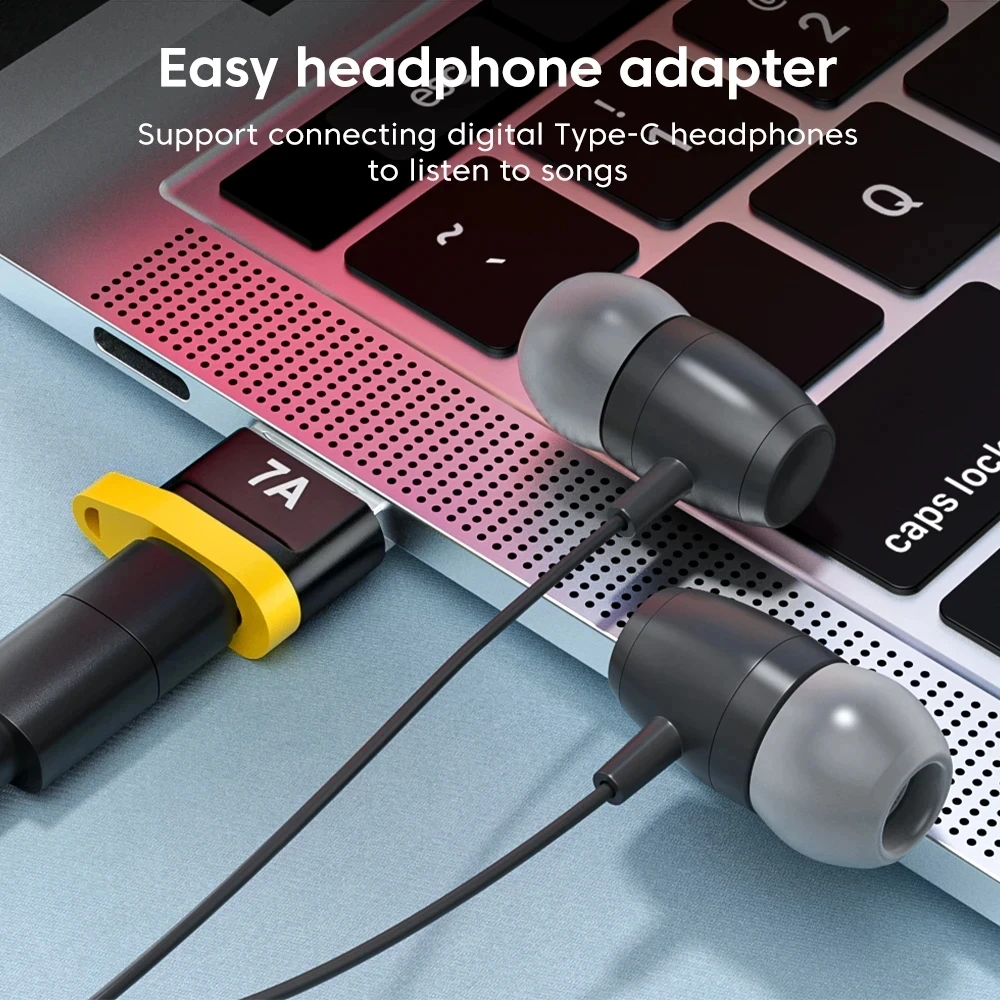 NNBILI 7A USB-C OTG 어댑터 120W USB(남성) - Type-C(여성) 충전 컨버터 맥북 삼성 어댑터 데이터 전송용