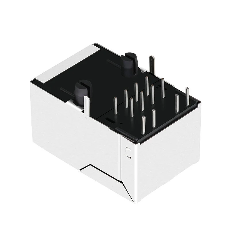 

00 Base-T Tab Up Yellow/Green Led 8p8c 1x1 Port Female RJ 45 Networking Connector