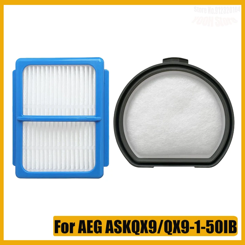 For Electrolux AEG ASKQX9/QX9-1-50IB/QX9-1-ALRG Vacuum Cleaner Accessories Front Rear Filter Cotton Replacement Filter Parts