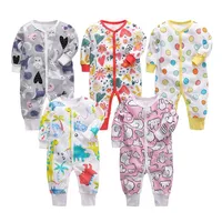 Newborn Romper Cotton Baby Girl Playsuit Jumpsuit Autumn Winter Toddler Outfit Infant Baby Clothing Jumpsuit suit Homewear 1