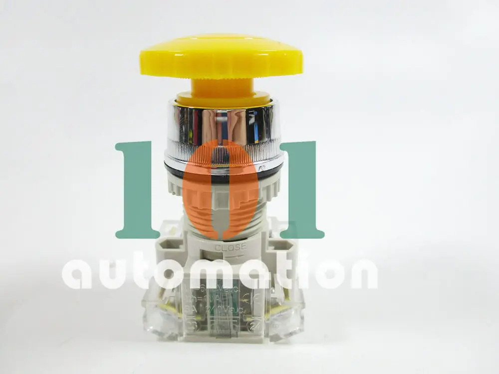 1 Pz Nuovo Per Interruttore A Pulsante Testa Fungo Tend T2Bmry-1C 22Mm