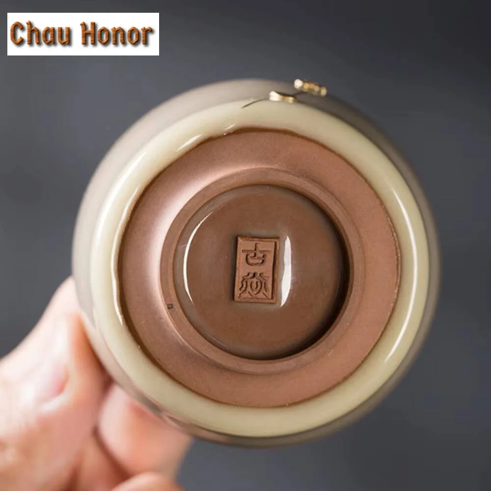 95ml Creative Longquan Celadon Teacup Handmade Lard Frozen Master Cup Handamde Saw Nail Tea Bowl Chazhan Kung Fu Teaware Gifts