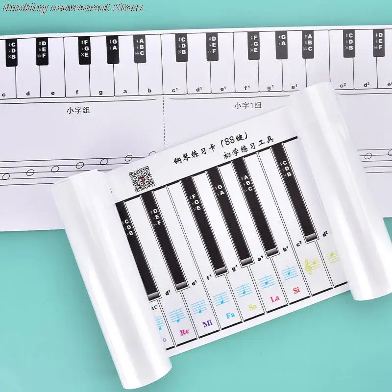 High Quality Waterproof Flexible 88 Key Electronic Piano Keyboard Practice Card Keyboard Parts