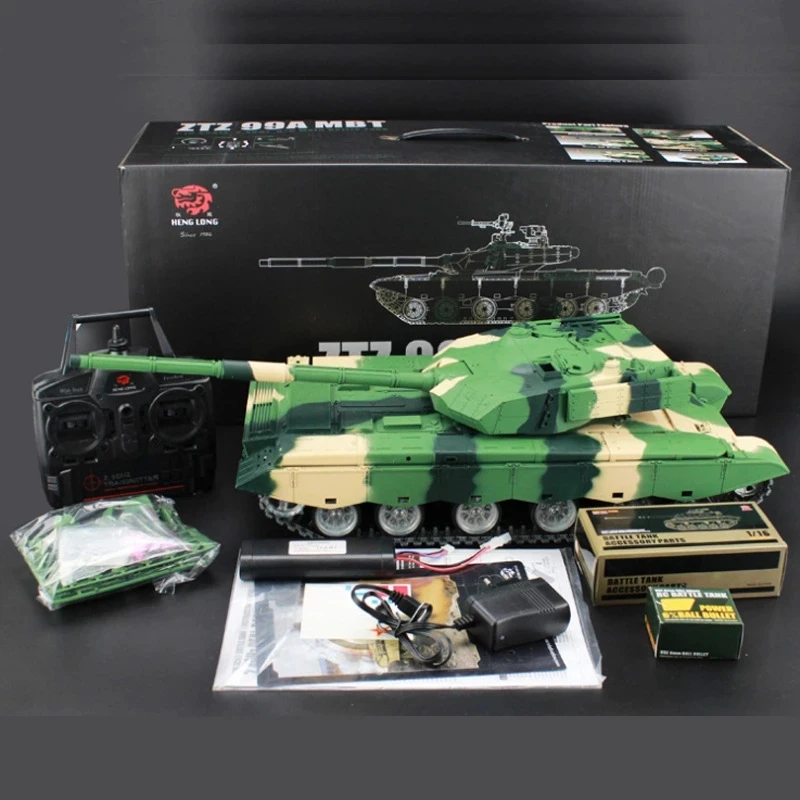 Big 1:16 Alloy Metal RC Tank 72CM Remote Control Tanks Models 2.4G Radio Controlled Tanks Battle Toy Boy 5