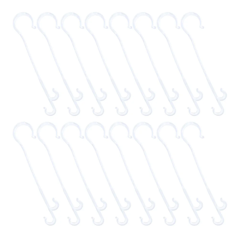 

850 Pcs Hooks for Hanging Greenhouse Garden Tomatoes Planting Climbing White Support