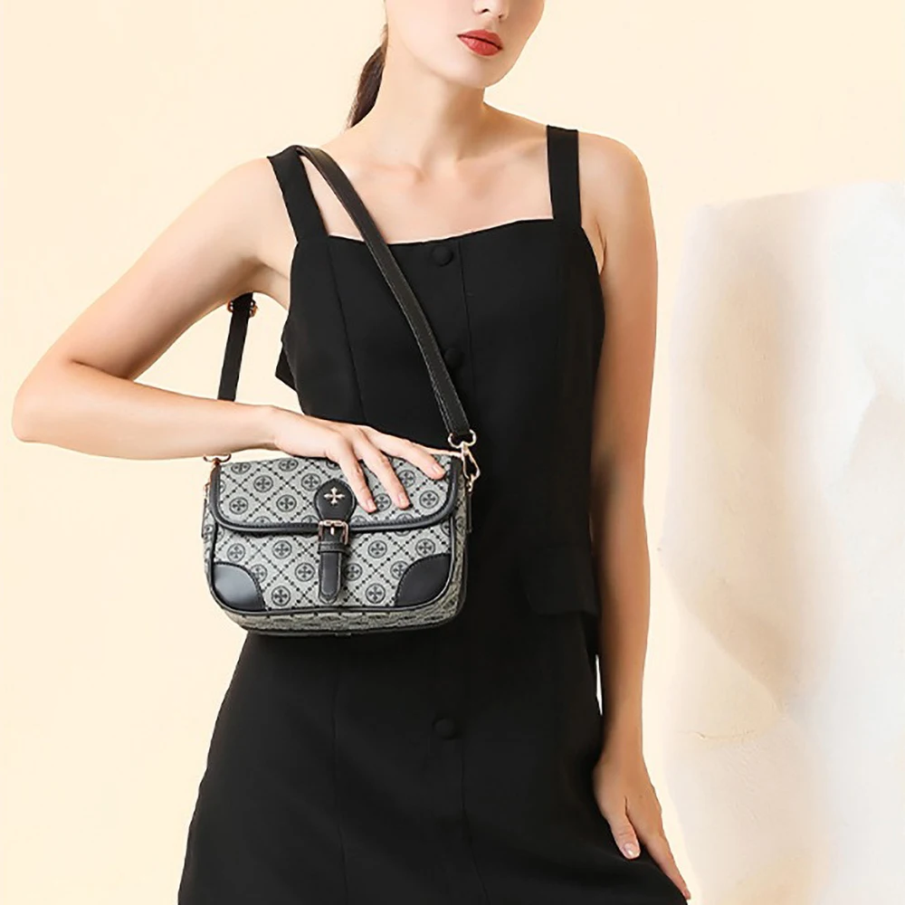 Baellerry Plaid Tote Alternative, 13 Inch Crossbody Bag with Quick Access Magnet, Women's Office Shoulder Bag