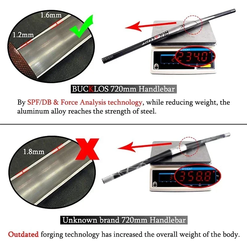 31.8mm MTB Handlebar 660mm 720mm 760mm Mountain Bike Handlebar 25.4mm Ultralight Aluminum Bicycle Accessories bicycle accessories bicycle handlebar