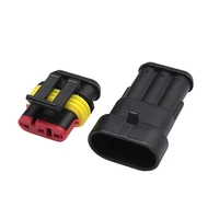 3Pin Waterproof AMP Auto Connector 18AWG M/F 1.5mm Term Quick Disconnect for Car Truck VehicleDJ7031-1.5-11/21 282087-1/282105-1 4