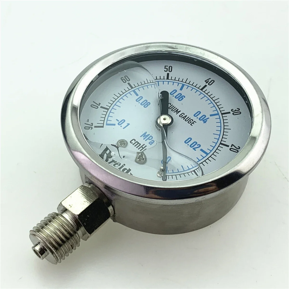 Stainless Steel Shockproof Pressure Gauge Barometer Water Pressure Gauge Liquid Oil