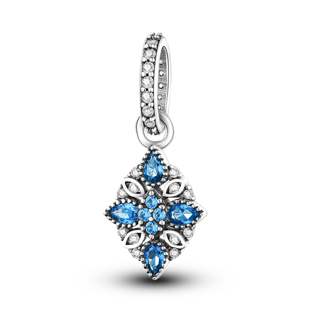 Sterling Silver New charm Fit Original Pandora charm bead Pendant trunk Charm Bracelet Necklace Trinket Diy Women Jewelry