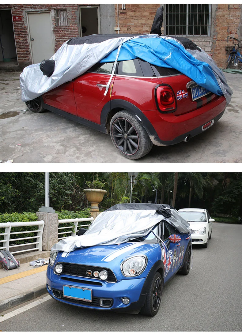 car umbrella shade Car Cover Outdoor Sun Snow Dust Resistant Protection Cover For MINI Cooper ONE COUNTRYMAN R56 R55 R50 R52 R601 R53 Accessories sun cover for car