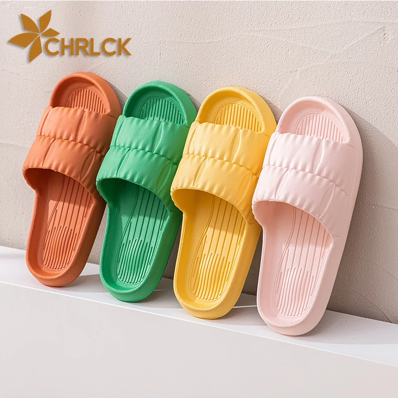 CHRLCK-Summer-Home-Soft-Sole-Slippers-Women-Men-Thick-Platform-Slippers ...