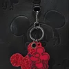 Disney Printed Mickey Women PU Leather Backpack Girl Personalized Fashion Backpack With Pendant Double Shoulder Bag+Handbag 5
