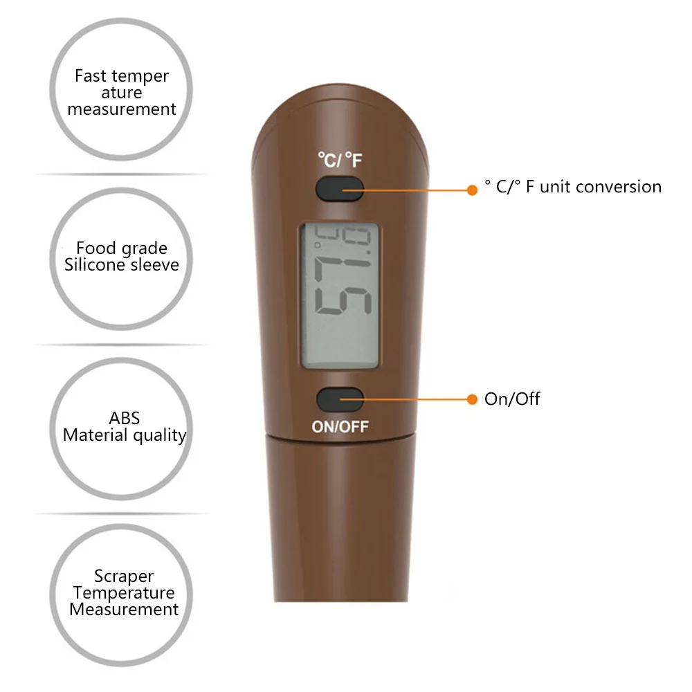 Baking & Tempering Digital Thermometer with Spatula