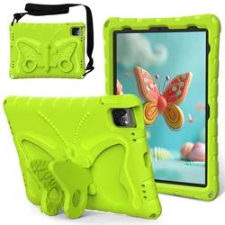 Colorful EVA Foam Stand Case for Kids' Tablets - Cartoon Design (Grass Green-SP)