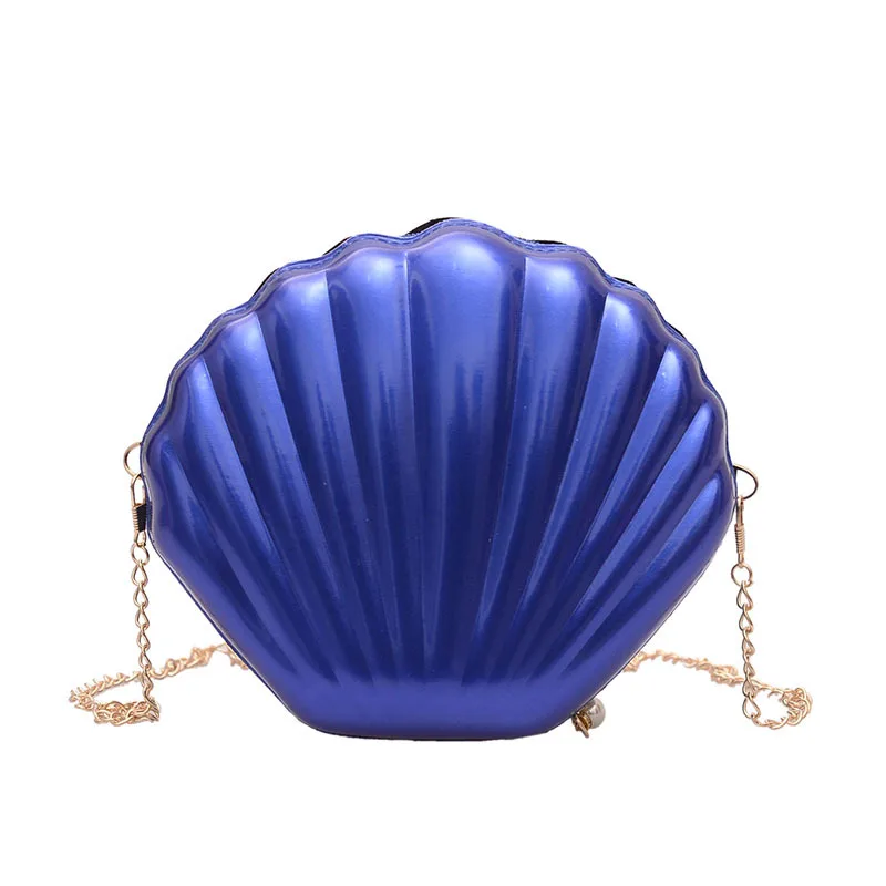 Fashion Women Shoulder Handbags Shell Bag Chain Cute Sequins Small Bag Phone Money Pouch Zipper Crossbody Bags for Women 4