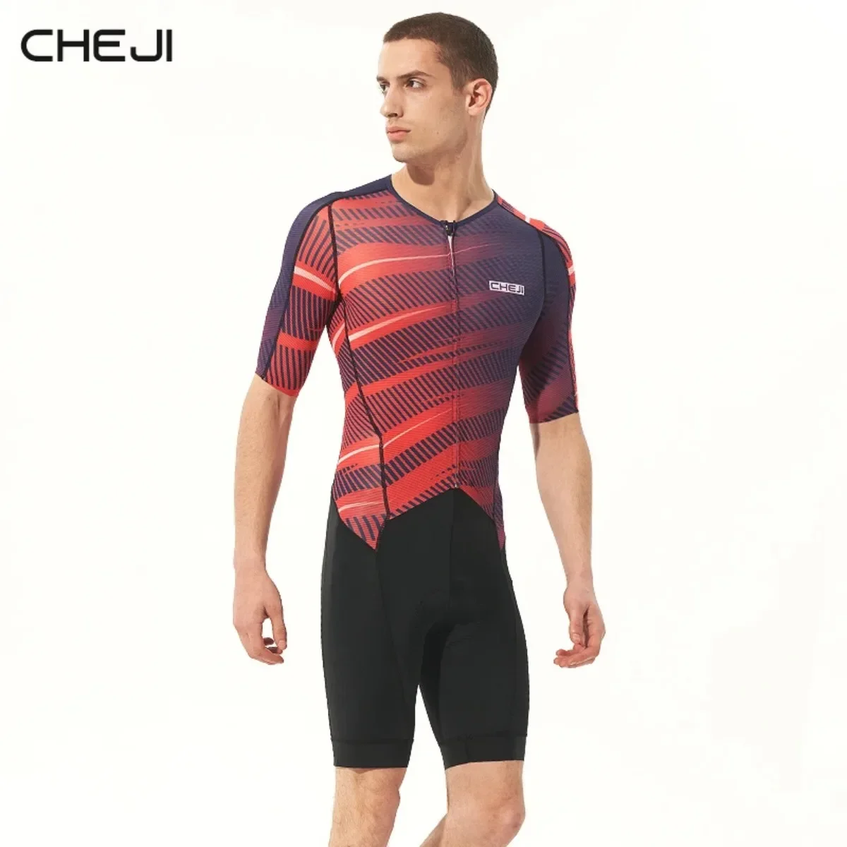 Cheji Men's Riding Tights Jumpsuit Cycling Clothing Quick Drying High Quality Jersey Summer Cycling Pants Equipment Sports New cycling tights