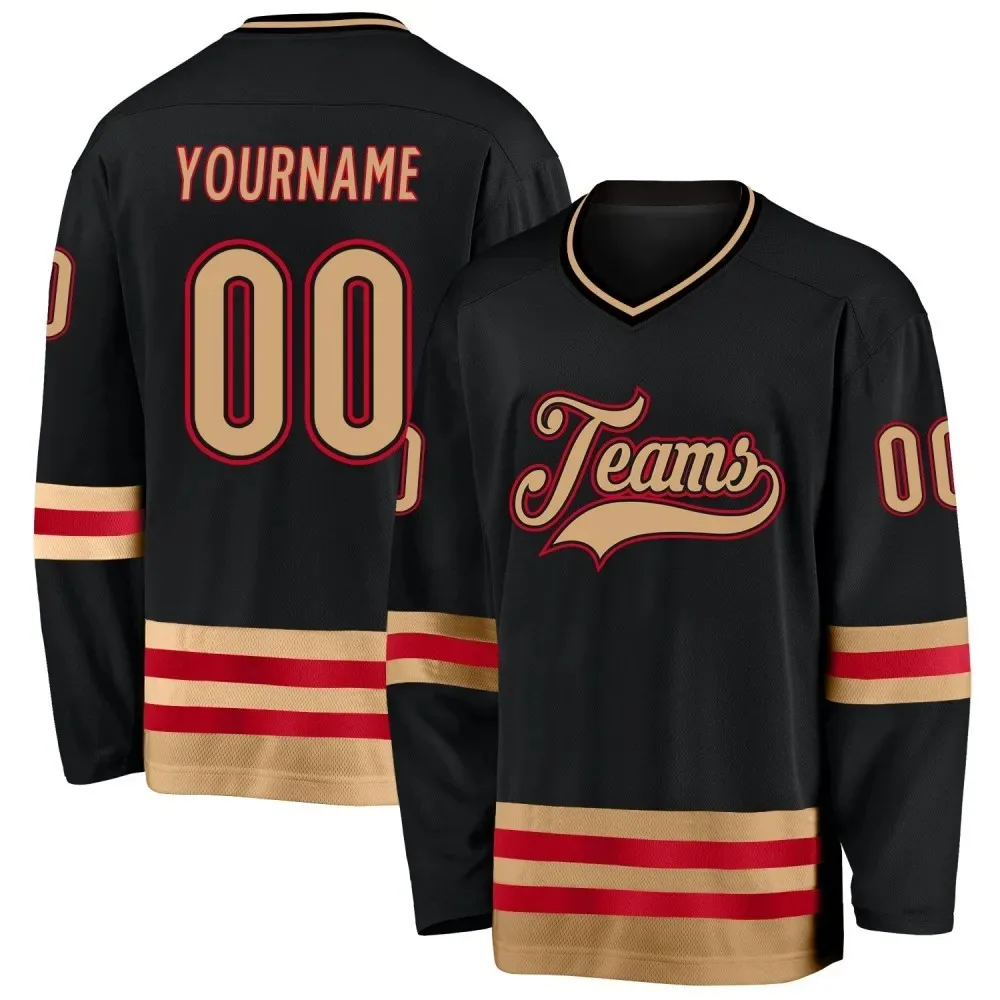 thumbnail image 1 of Camiseta de hockey sobre hielo personalizada, impresión personalizada de su nombre y número, camisetas de equipo, camisetas de entrenamiento de competición para hombres, mujeres y jóvenes, 1 of 5