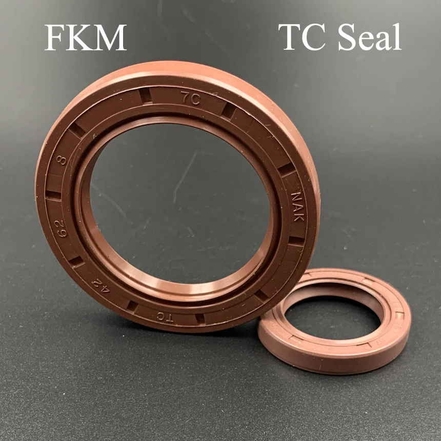 

56*80*8 56x80x8 58*75*8/9 58x75x8/9 Brown Fluoro FKM Fluorine Rubber Spring U Lip TC Ring Gasket Radial Shaft Skeleton Oil Seal