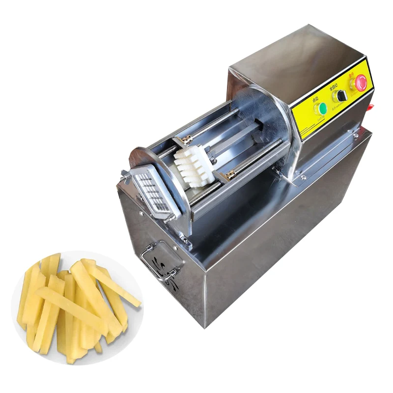

French Fries Cutting Machine Commercial Electric Potato Chips Slicer Small Vegetable Fruit Shredding Cutter Machine