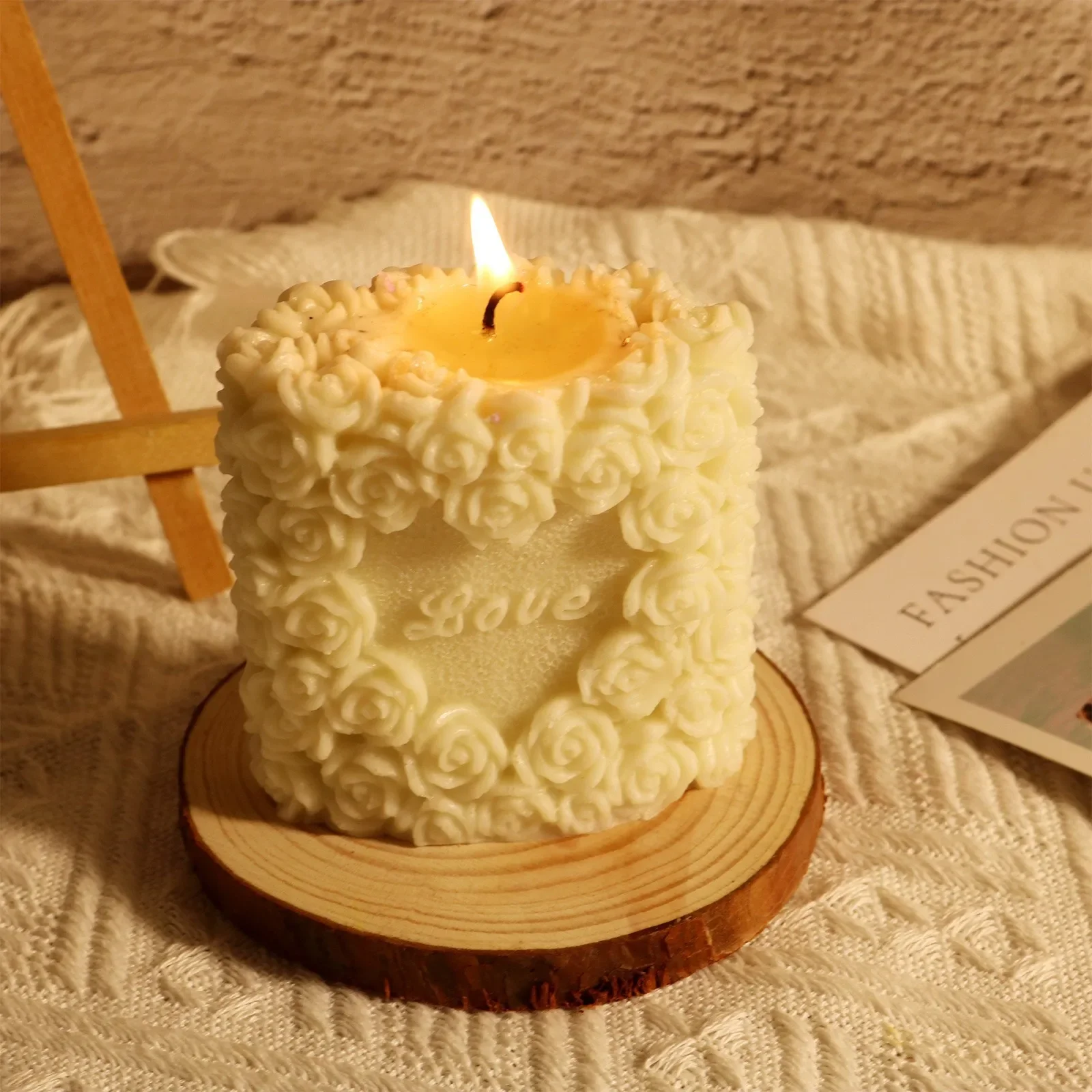 3D Love Rose Flower Low Temperature Candles BDSM Low Heat Massage Sex Candles Passionate Wax for Adult Erotic SM Dols Penis Toys
