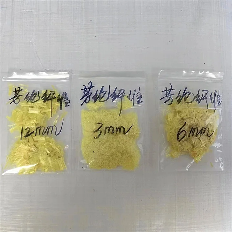 Aramid 1414 counterpoint fiber, Kevlar chopped fiber, concrete structure reinforcement and repair Aramid staple fiber
