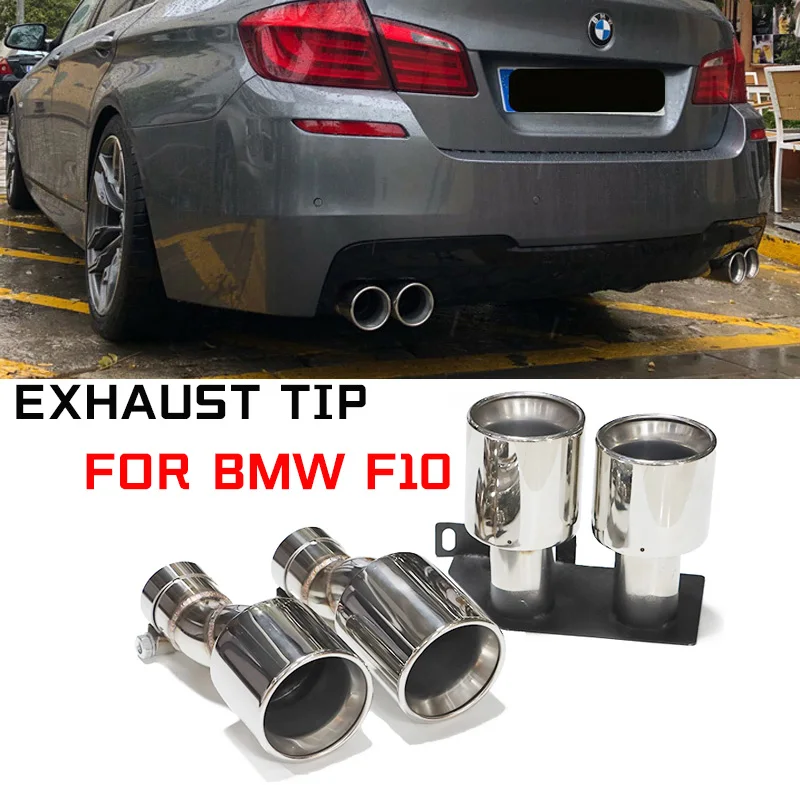 Auspuff Endrohr Sport Carbon Schwarz passend für BMW 5er F10 F11