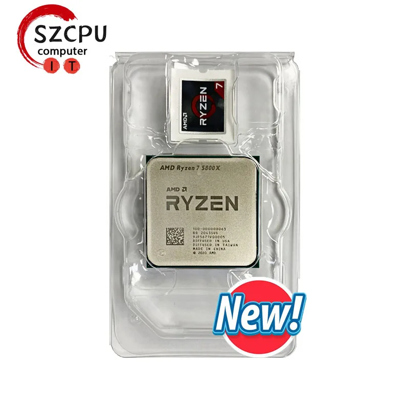 Amd Ryzen 7 5800x New R7 5800x 3.8 Ghz Eight-core 16-thread Cpu Processor  7nm L3=32m 100-000000063 Socket Am4 - Cpus - AliExpress