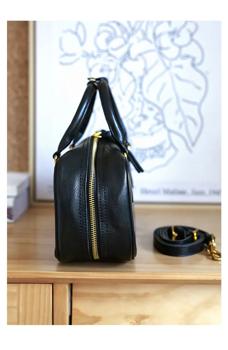 PNDME Designer handgefertigte Luxus-Damenhandtasche aus pflanzlich gegerbtem Rindsleder, einfache, lässige Damen-Umhängetasche aus echtem Leder – Detail 33