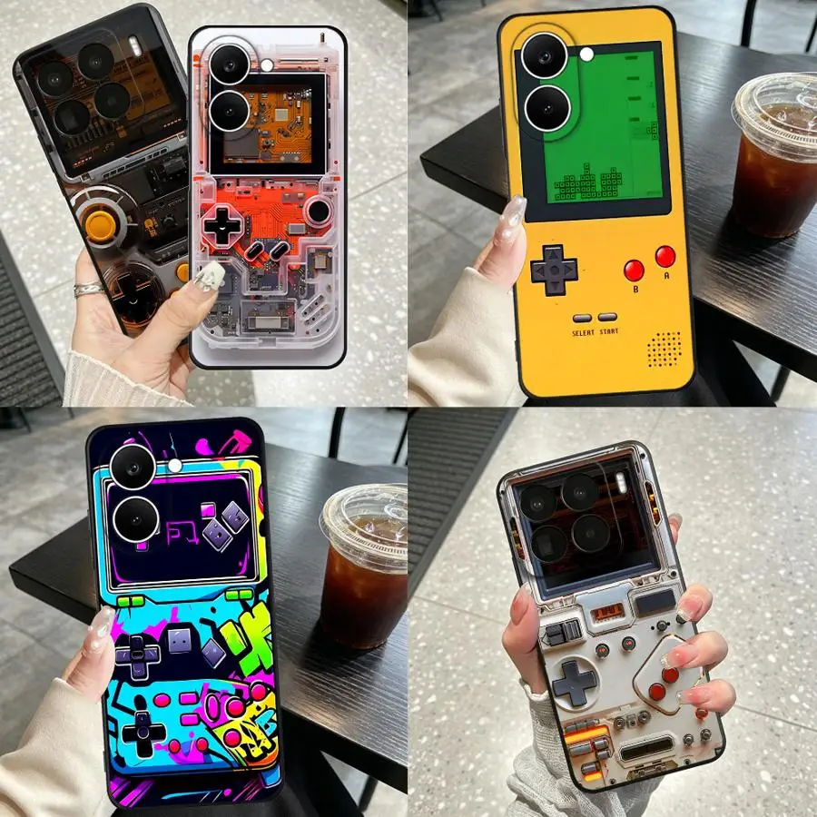 Pixel Art Game Print Phone Cover Case