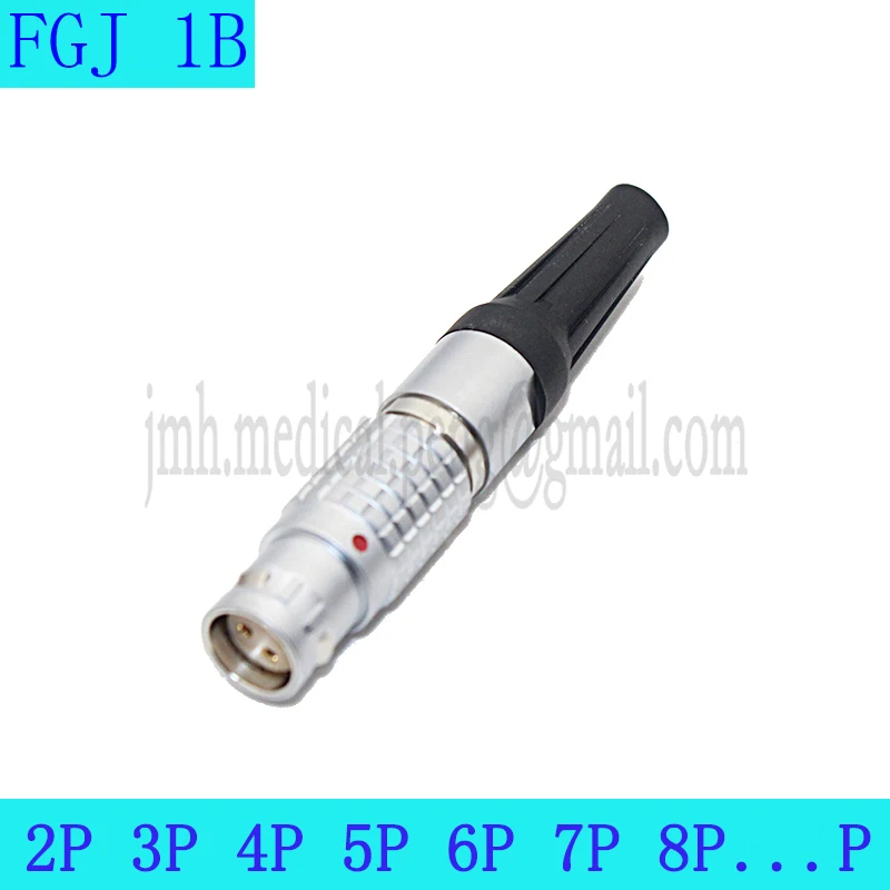 Fgj Aviação Metal Conector Redondo Rápido Push-pull Travamento Automático Chave Dupla Posicionamento Plugue Fêmea 1b 10 Pino 12