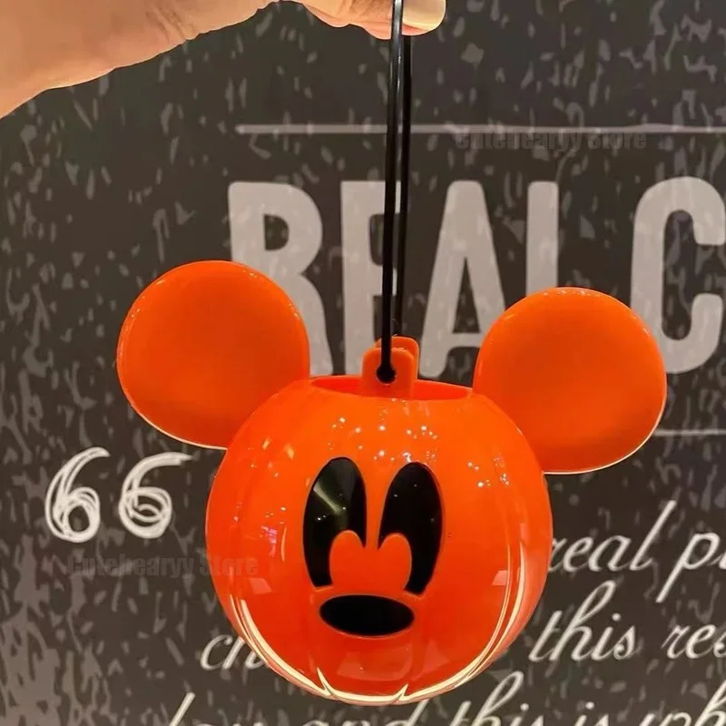 Disney Mickey Jack-o-lantern Storage Bucket New Cute Cartoon Fashion Kids Candy Cookie Snack Bucket Storage Birthday Gift
