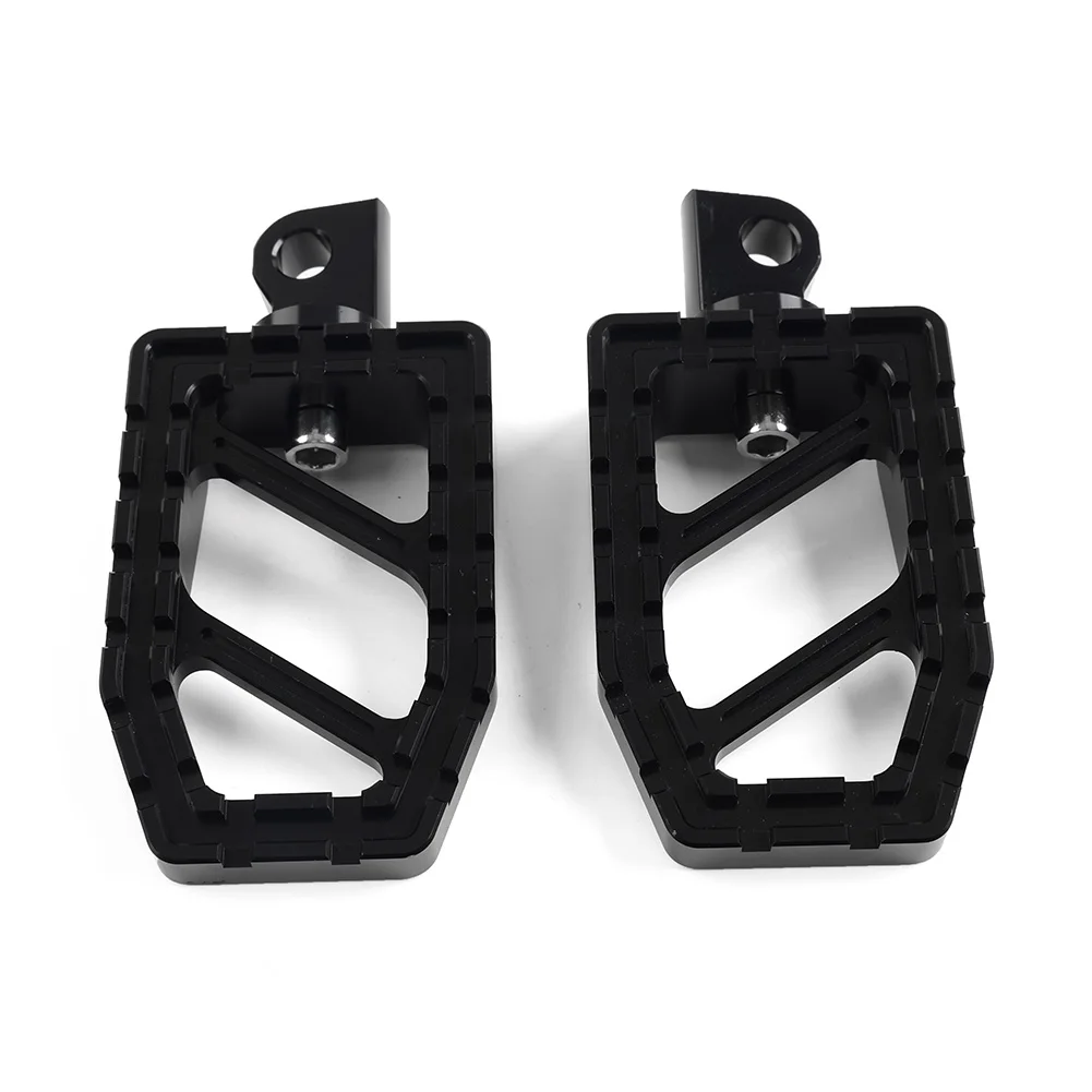 Motorcycle Mini Foot Peg Footrest Pedal 1Pair Black Aluminum For Harley Davidson Sportster XL