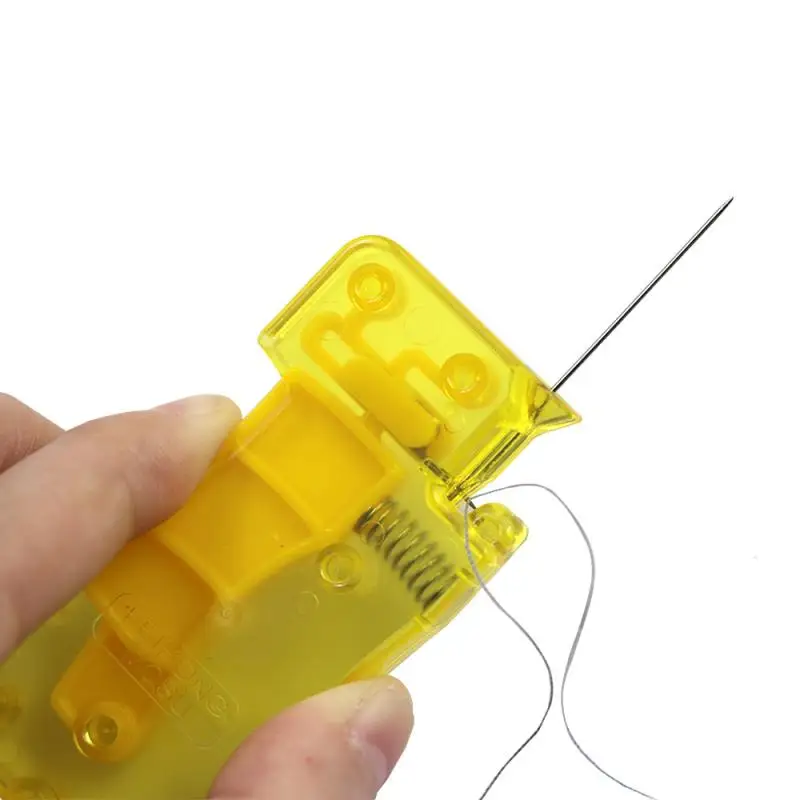 Needle Threader Cross Stitch Thread Sewing Tool Automatic Elderly Guide  Easy Device Needle Thread For Sewing Machine Accessories - AliExpress