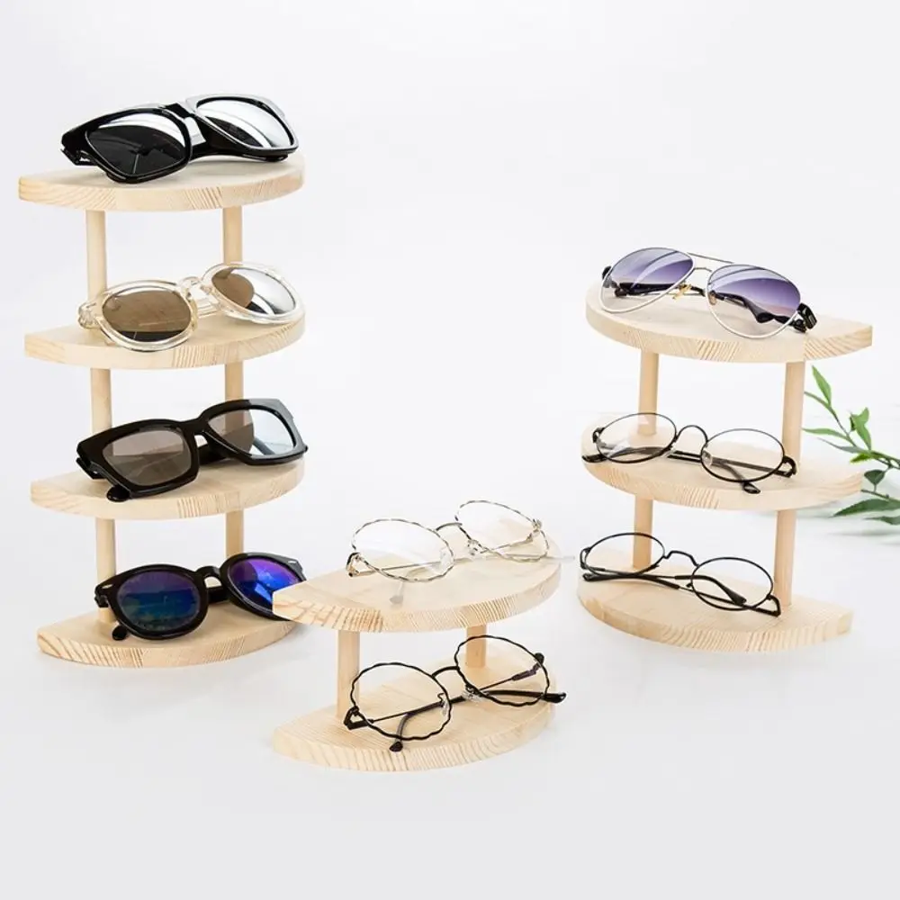 

Case Watches Display Rack Semi-circle Eyeglasses Organizer Glasses Display Rack Eyewear Stand Holder Sunglasses Display Case